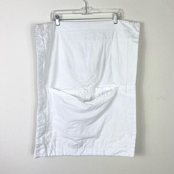 Vintage Style White Quilted Patchwork Pillow Case Cover - Picture 2 of 4